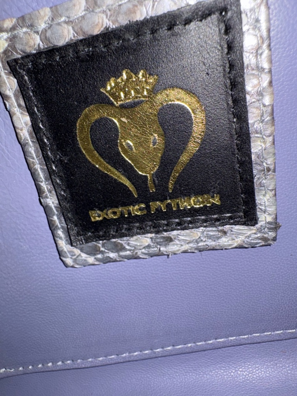 Luxury Genuine Python Tote-Exotic Python - Picture 6 of 8